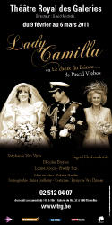 "Lady Camilla"... Vrebos à Buckingham : sa dernière pièce se joue au Théâtre des Galeries à Bruxelles