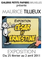 Maurice Tillieux à la Galerie Petits Papiers à Bruxelles