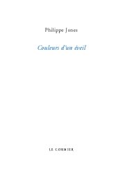 Double rencontre avec le poète Philippe Jones...